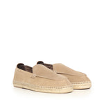 Espadrillas in pelle scamosciata velour EM005854 AF23967U6092 EMPORIO ARMANI 