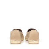 Espadrillas in pelle scamosciata velour EM005854 AF23967U6092 EMPORIO ARMANI 