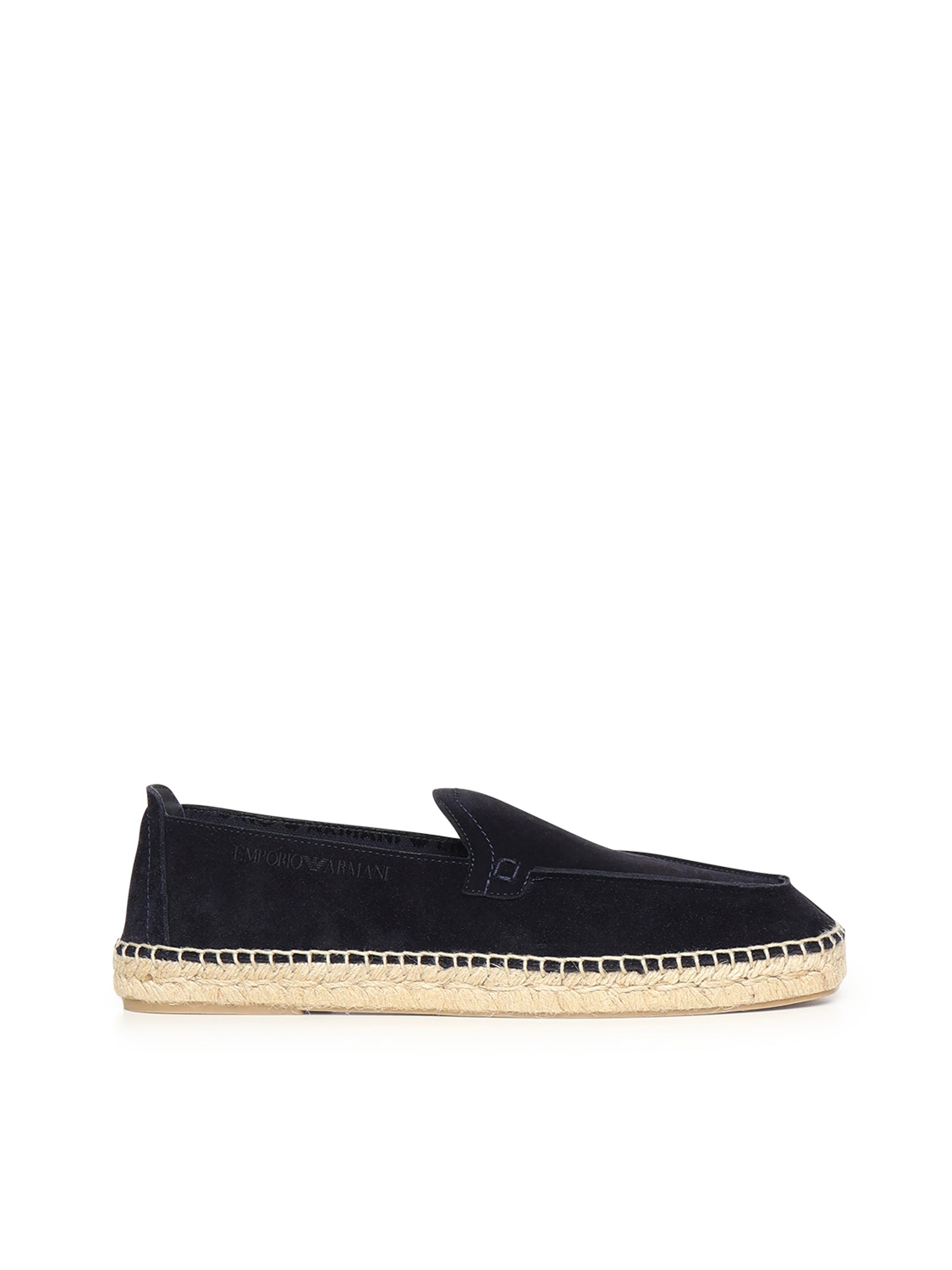 Espadrillas in pelle scamosciata velour EM005854 AF23967UB117 EMPORIO ARMANI 