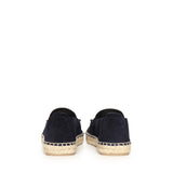 Espadrillas in pelle scamosciata velour EM005854 AF23967UB117 EMPORIO ARMANI 