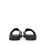 Sandali crossed in pelle e nastro con logo X4P124 XN787K001 EMPORIO ARMANI 