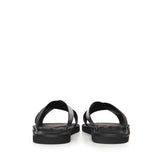 Sandali crossed in pelle e nastro con logo X4P124 XN787K001 EMPORIO ARMANI 