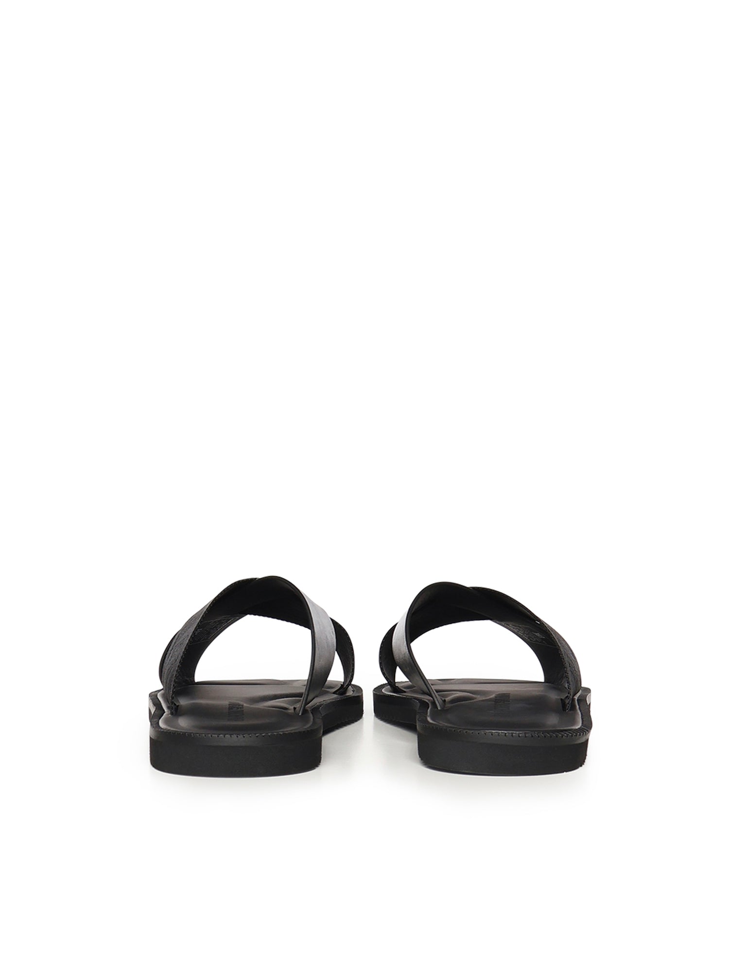 Sandali crossed in pelle e nastro con logo X4P124 XN787K001 EMPORIO ARMANI 