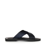 Sandali crossed in pelle e nastro con logo X4P124 XN787MB007 EMPORIO ARMANI 