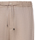 Pantaloni jogger in twill di misto lino fiammato MRED0006 99TUCI7M0121 ETRO 