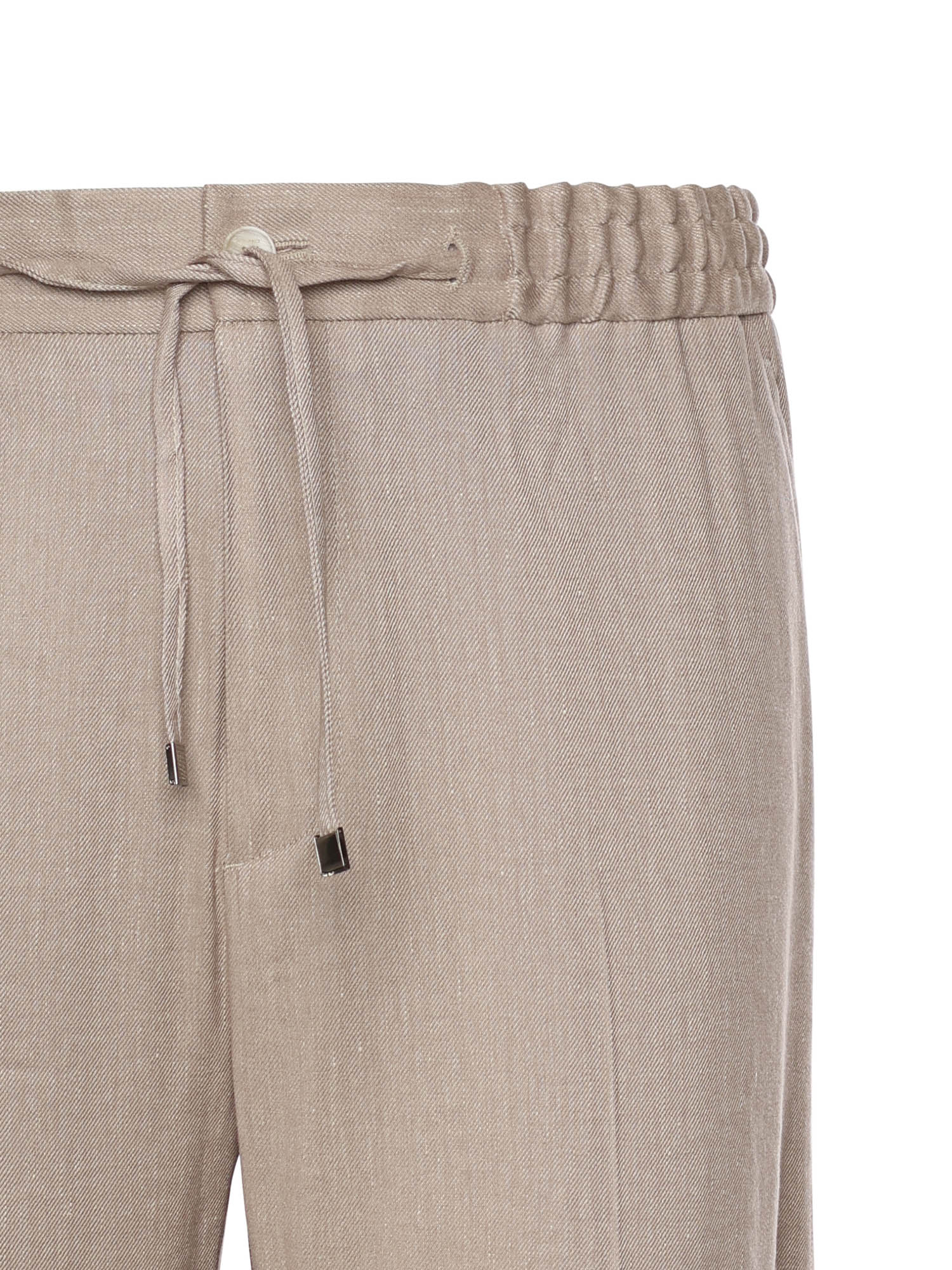 Pantaloni jogger in twill di misto lino fiammato MRED0006 99TUCI7M0121 ETRO 
