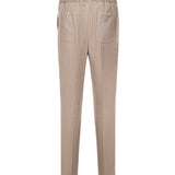 Pantaloni jogger in twill di misto lino fiammato MRED0006 99TUCI7M0121 ETRO 