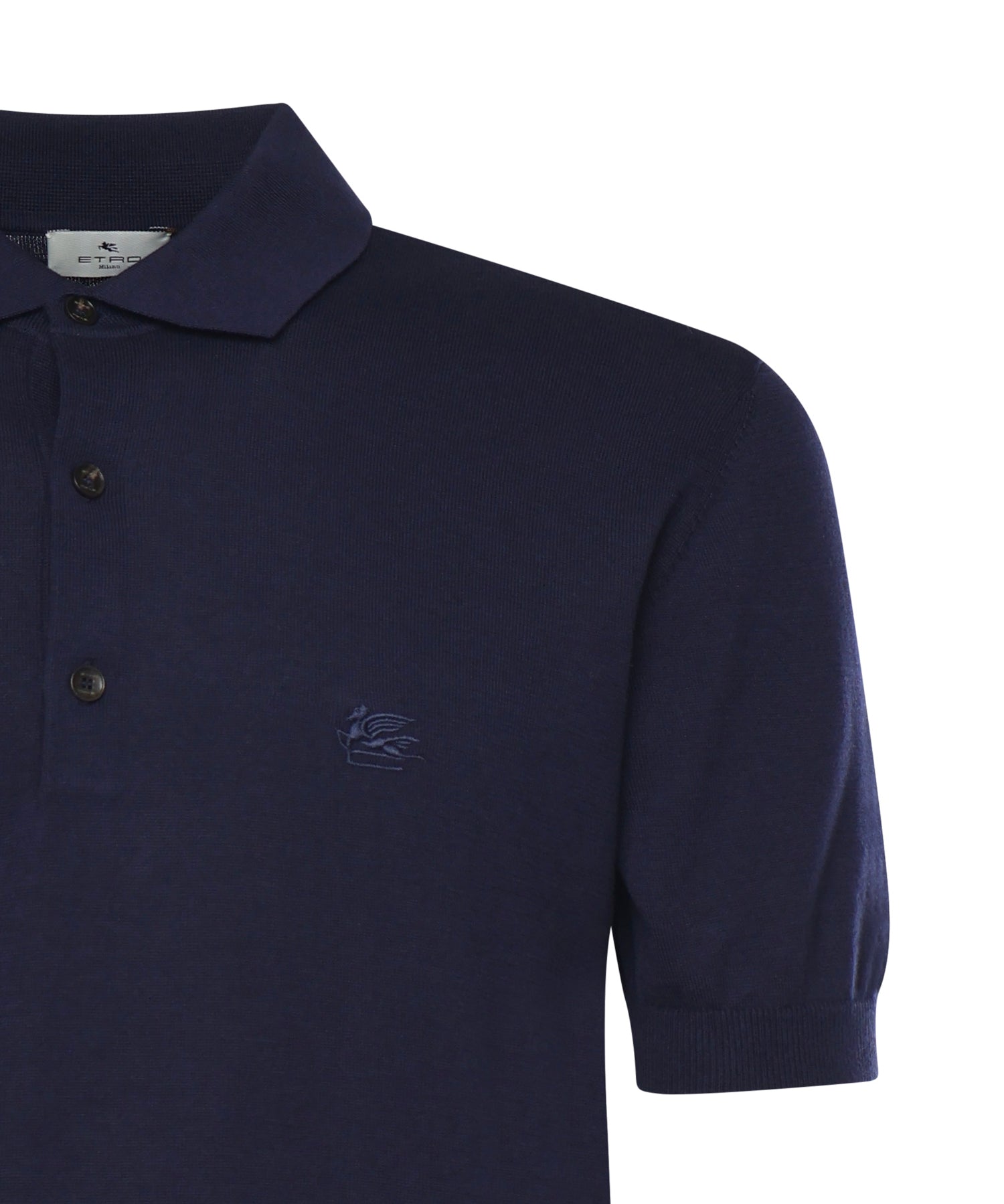 Polo in cotone con logo MRKF0004 AQ408B0065 ETRO 