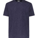 T-shirt in cotone con motivo Arnica MRMA0002 AKG31B0065 ETRO 
