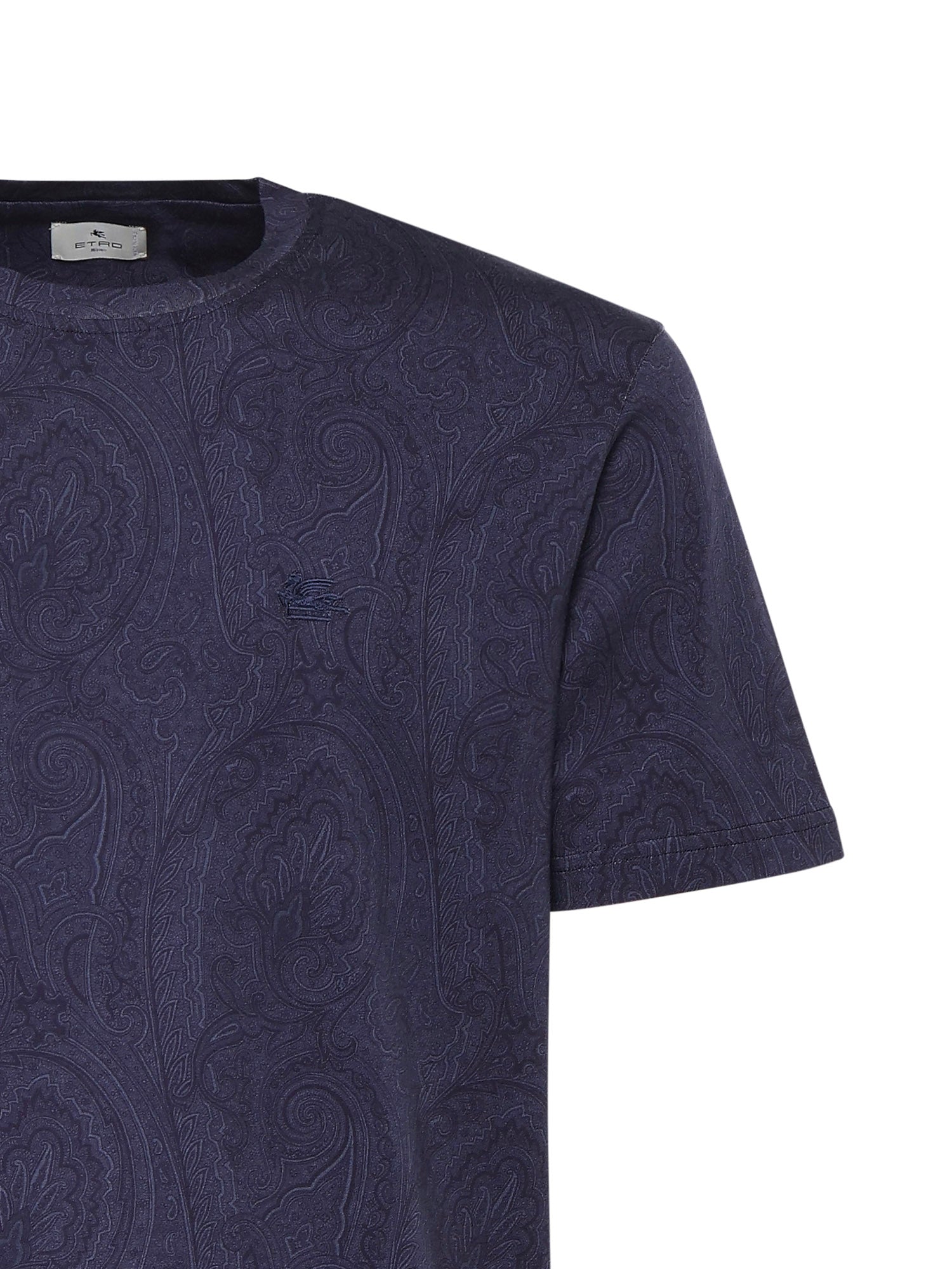 T-shirt in cotone con motivo Arnica MRMA0002 AKG31B0065 ETRO 