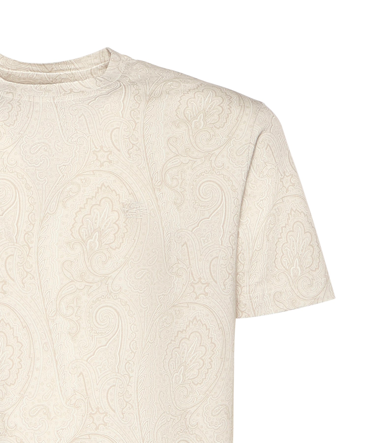 T-shirt in cotone con motivo Arnica MRMA0002 AKG31M0096 ETRO 