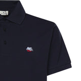 Polo in piquet di cotone con logo MRMD0005 AU135B0065 ETRO 