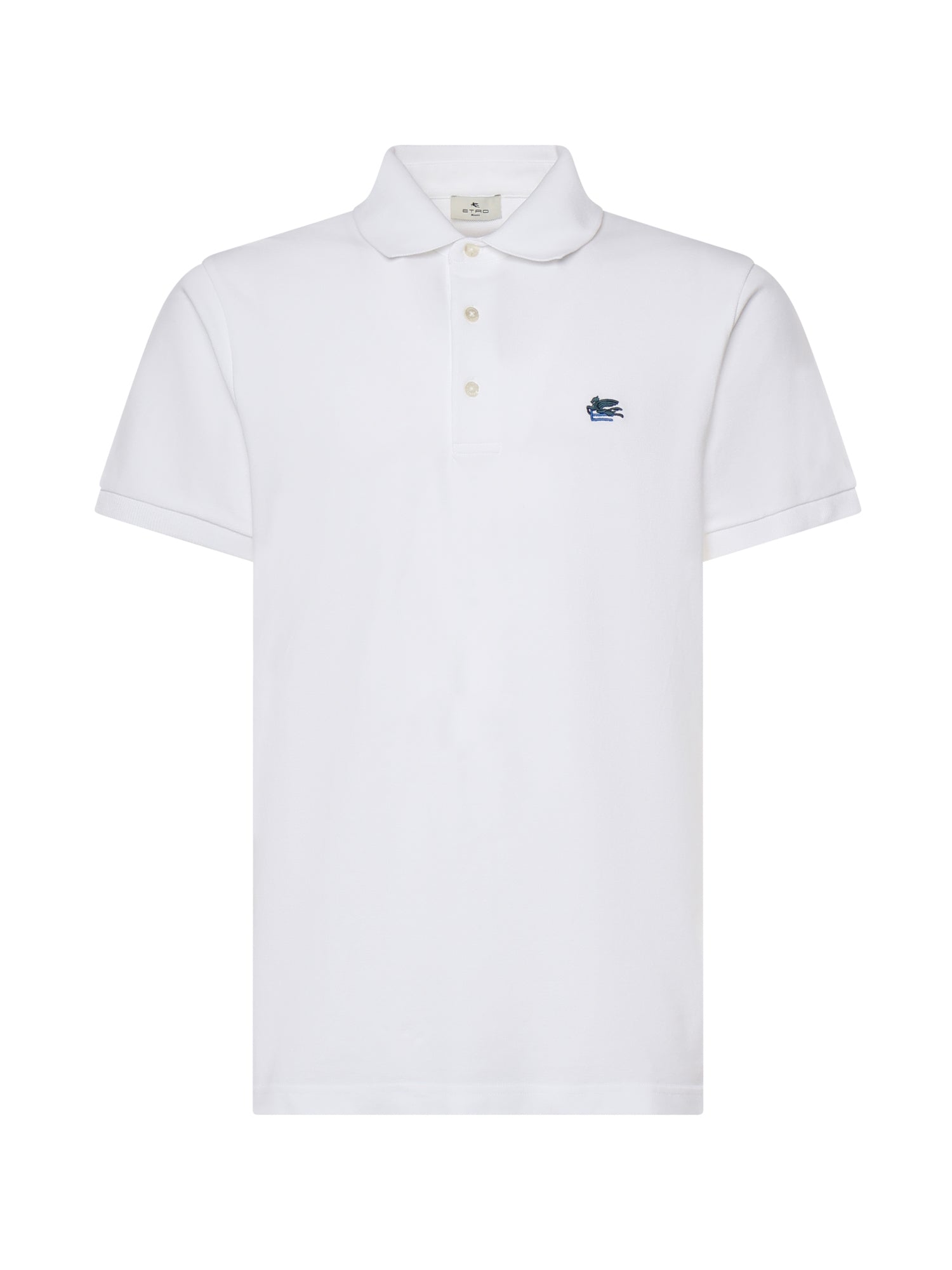 Polo in piquet di cotone con logo MRMD0005 AU135W0001 ETRO 