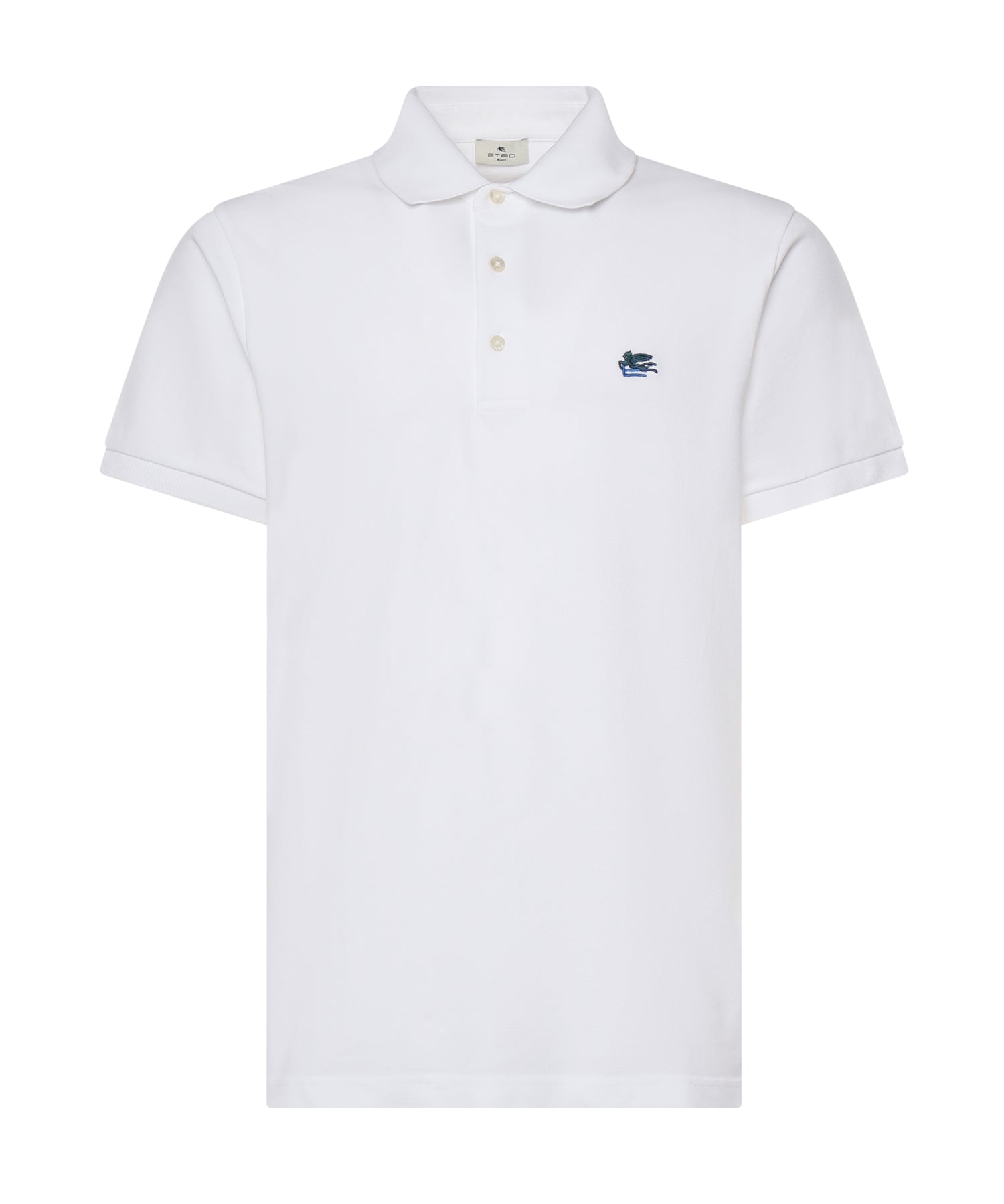 Polo in piquet di cotone con logo MRMD0005 AU135W0001 ETRO 