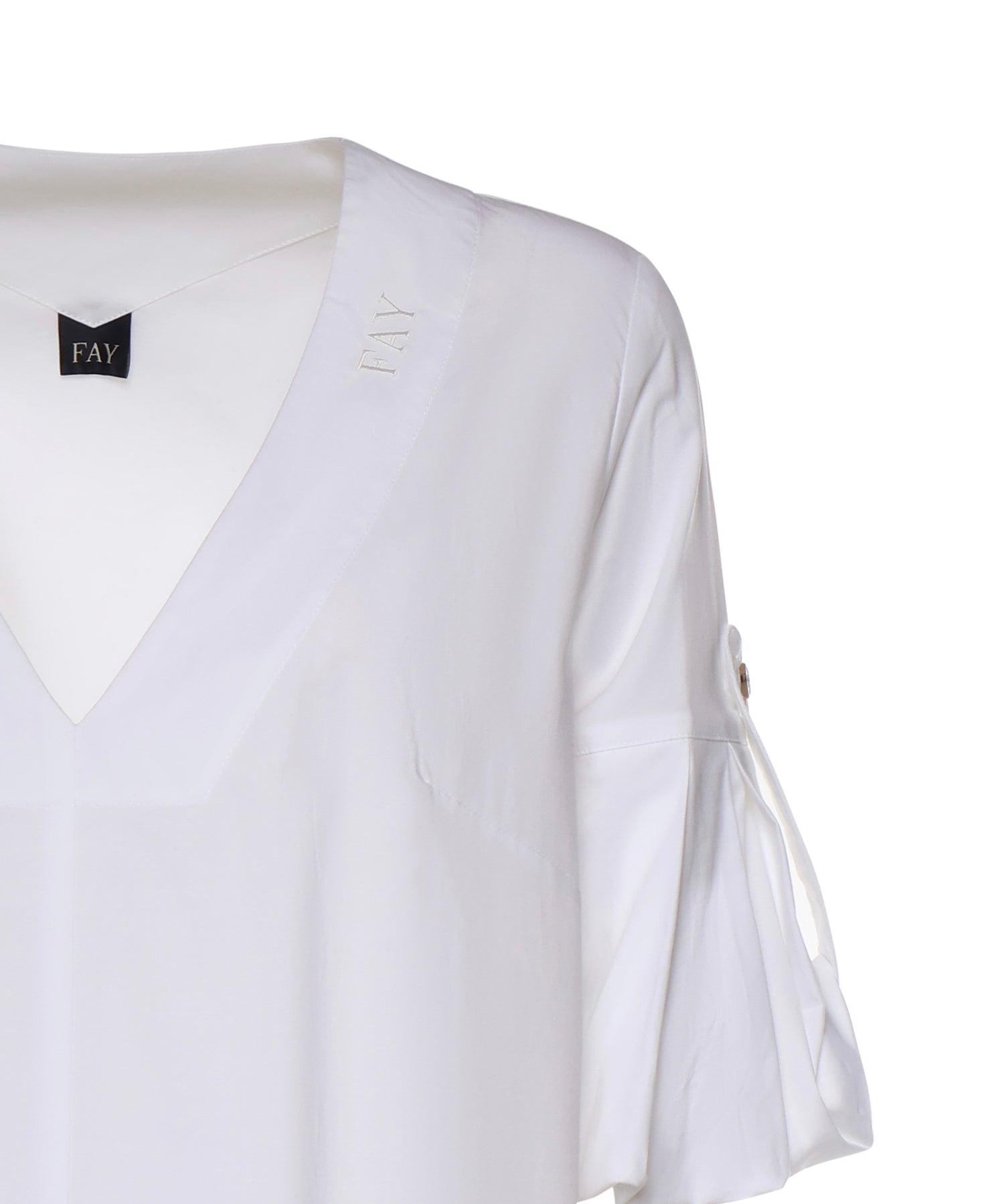 Abito in popeline di cotone N8WE252601SZDH B001 FAY 