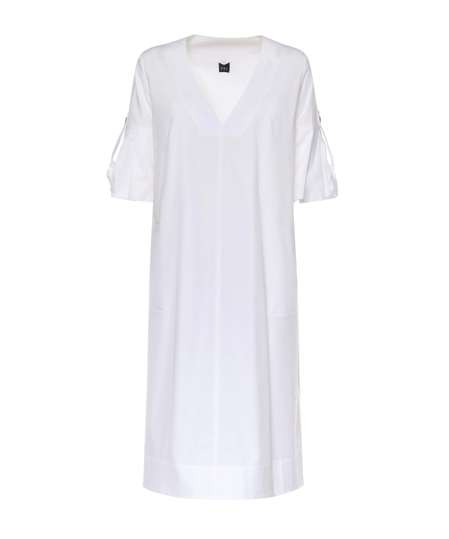 Abito in popeline di cotone N8WE252601SZDH B001 FAY 