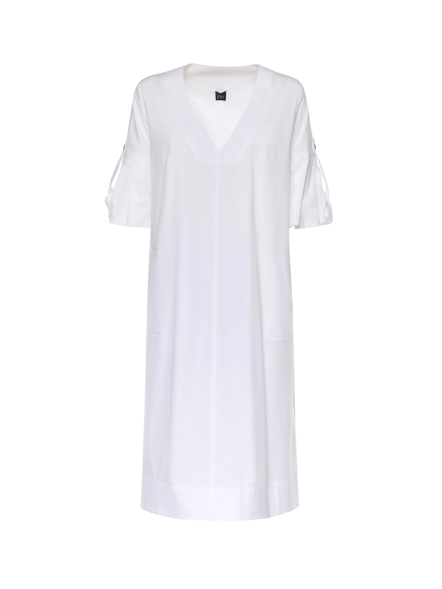 Abito in popeline di cotone N8WE252601SZDH B001 FAY 