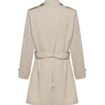 Trench in microfaille misto cotone NAM60520320ZAV C002 FAY 