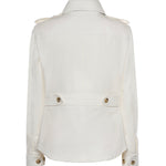 Shirt jacket in drill di cotone NAW0452317SYCZ B004 FAY 
