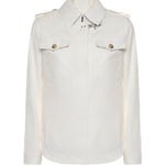 Shirt jacket in drill di cotone NAW0452317SYCZ B004 FAY 