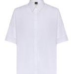 Camicia in popeline stretch NCWA552552SZGR B001 FAY 