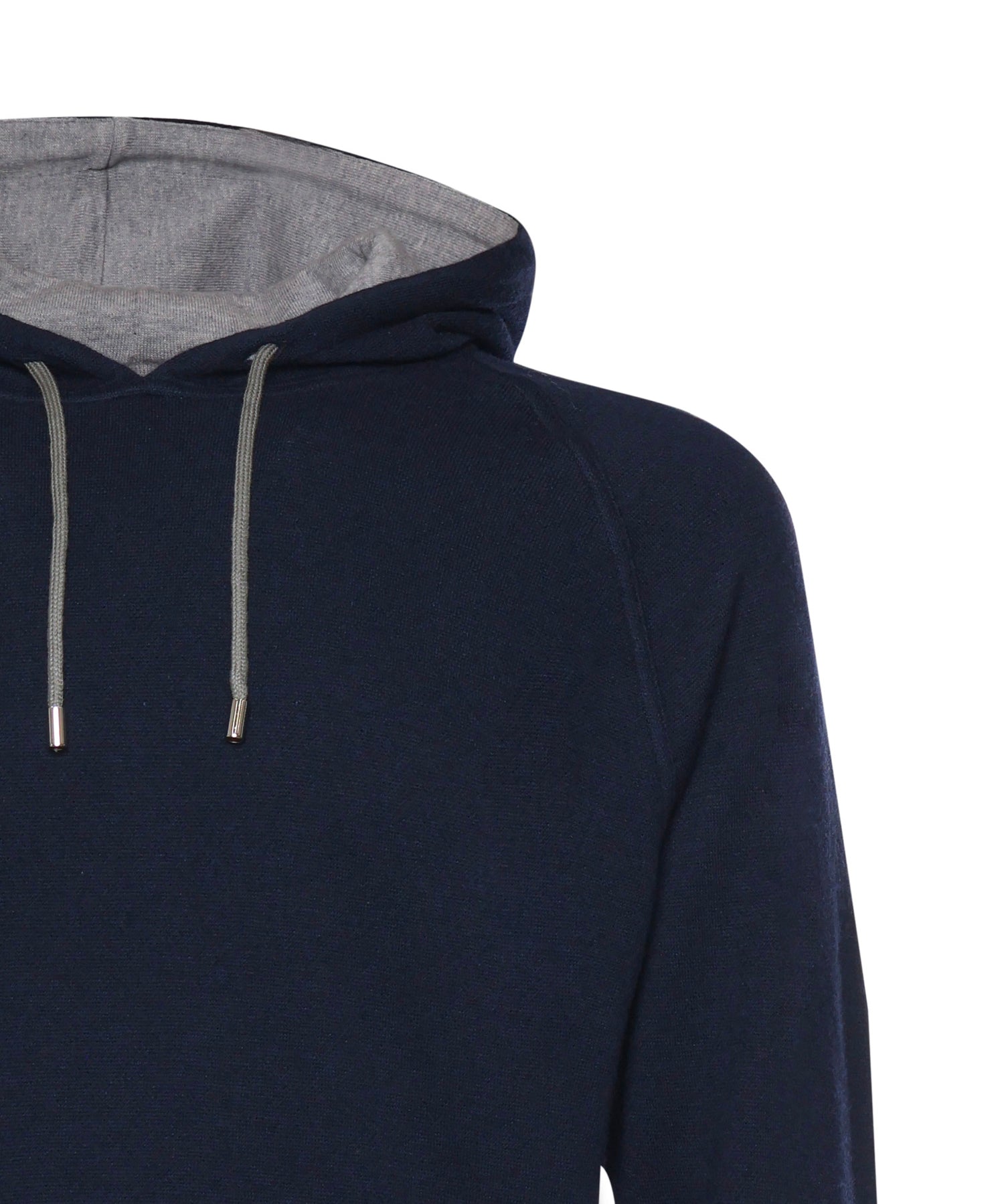Felpa con zip in cotone e cashmere NMMC1522240ZAI 015D FAY 