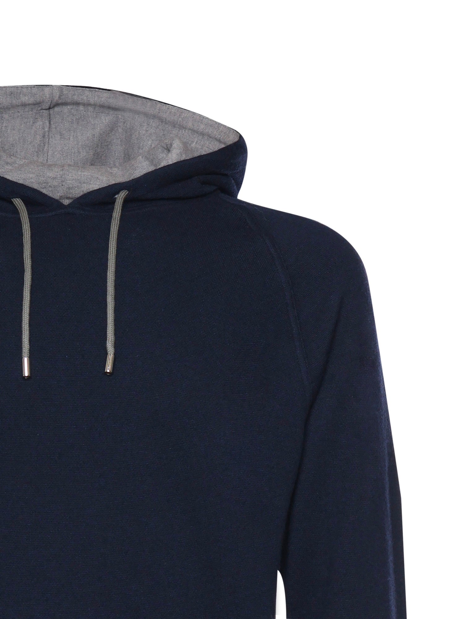 Felpa con zip in cotone e cashmere NMMC1522240ZAI 015D FAY 