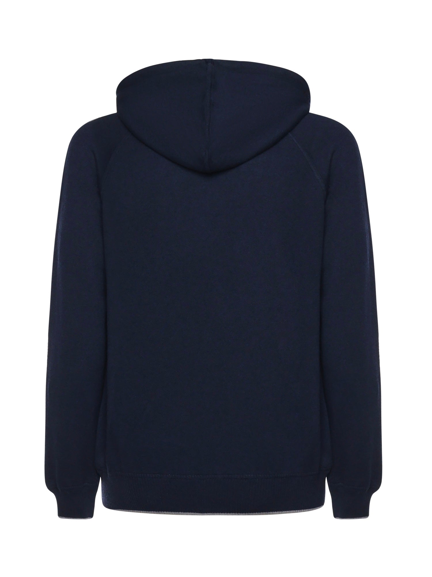 Felpa con zip in cotone e cashmere NMMC1522240ZAI 015D FAY 