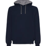 Felpa con zip in cotone e cashmere NMMC1522240ZAI 015D FAY 