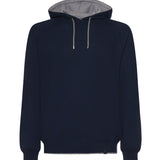 Felpa con zip in cotone e cashmere NMMC1522240ZAI 015D FAY 
