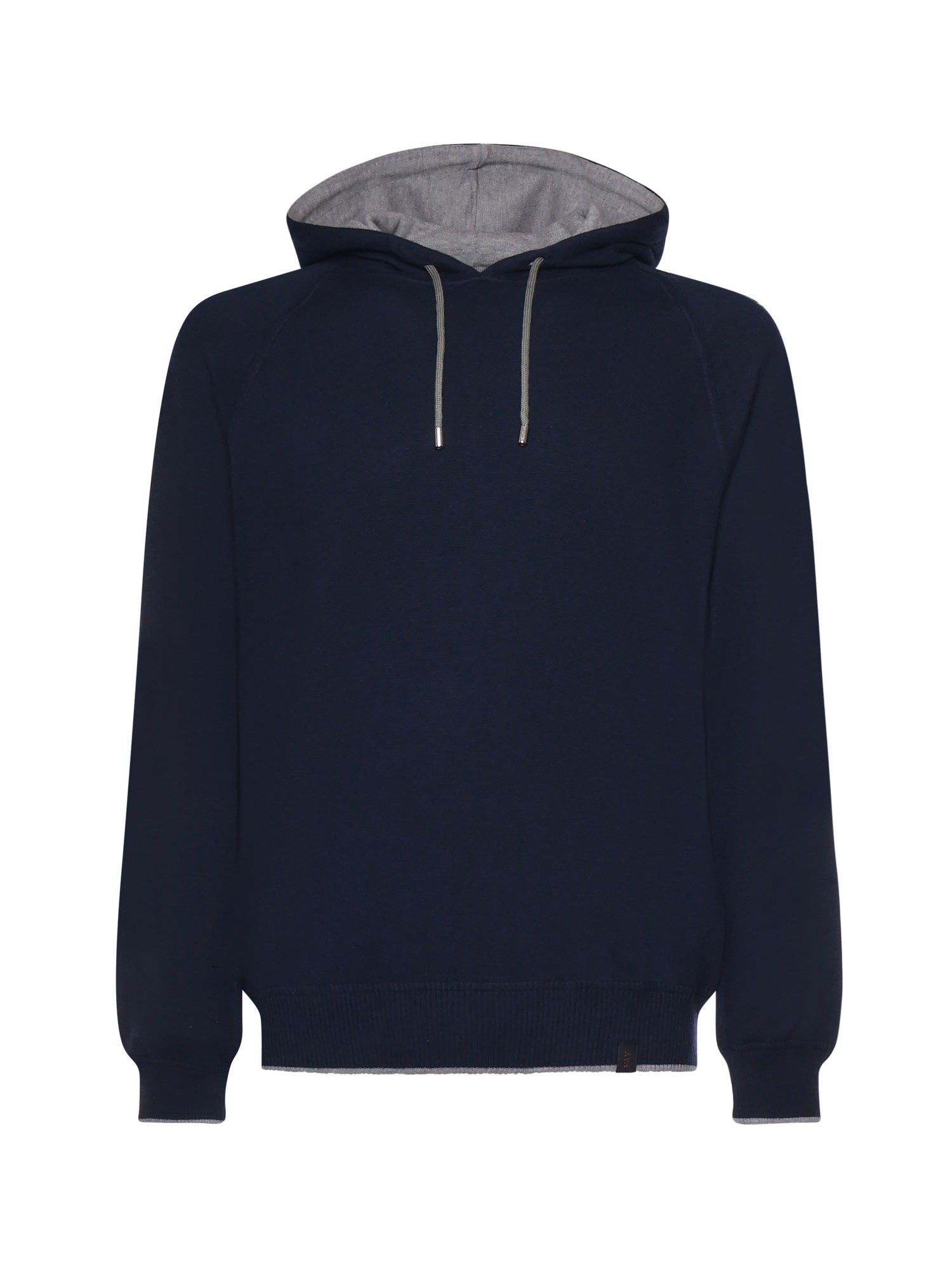 Felpa con zip in cotone e cashmere NMMC1522240ZAI 015D FAY 