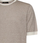 T-shirt in lino e cotone NMMC1522420WYK 09I1 FAY 