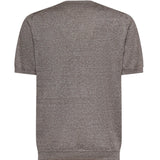 T-shirt in lino e cotone NMMC1522420WYK S602 FAY 