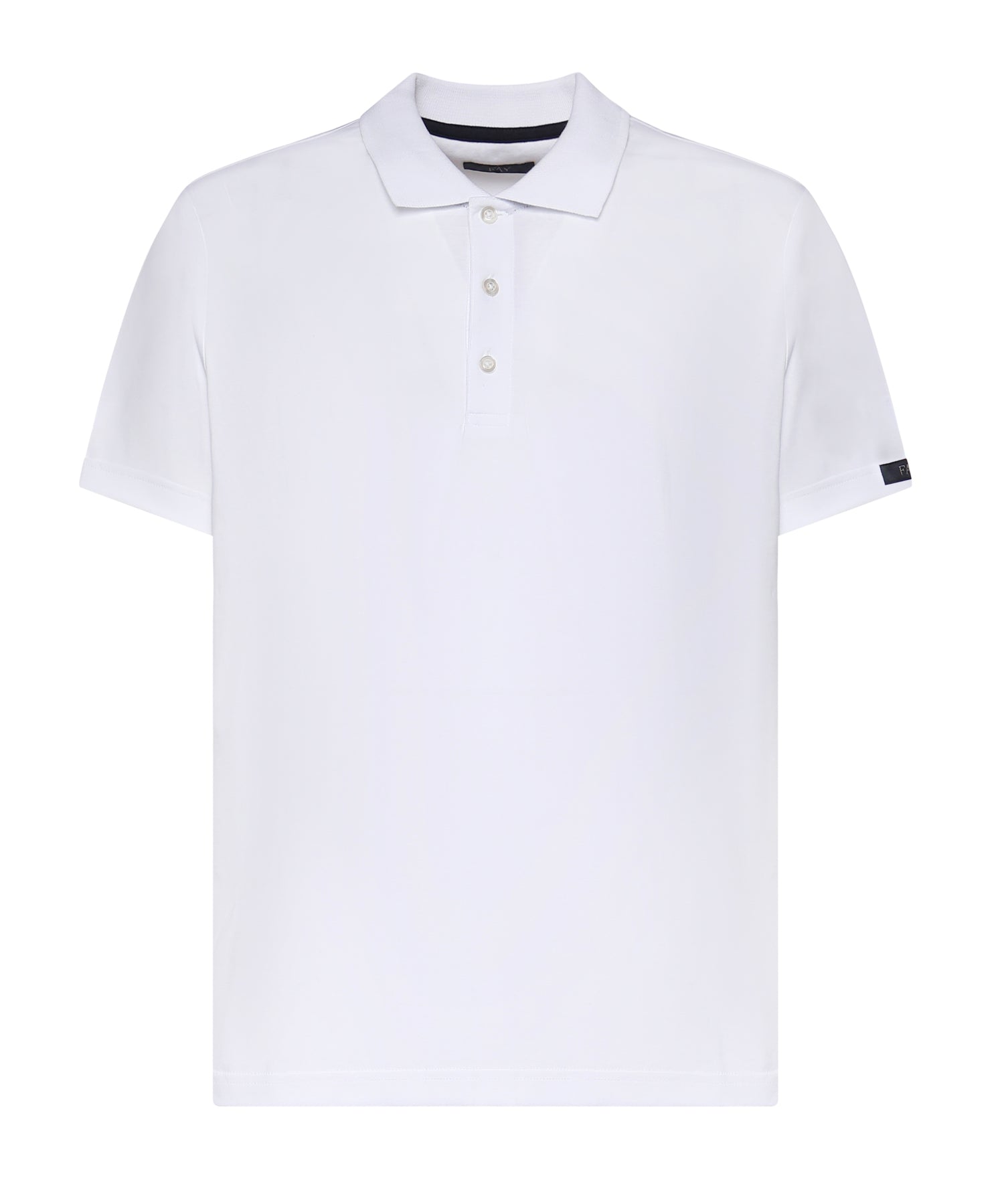 Polo in cotone con logo NPMB2521340UCX B001 FAY 