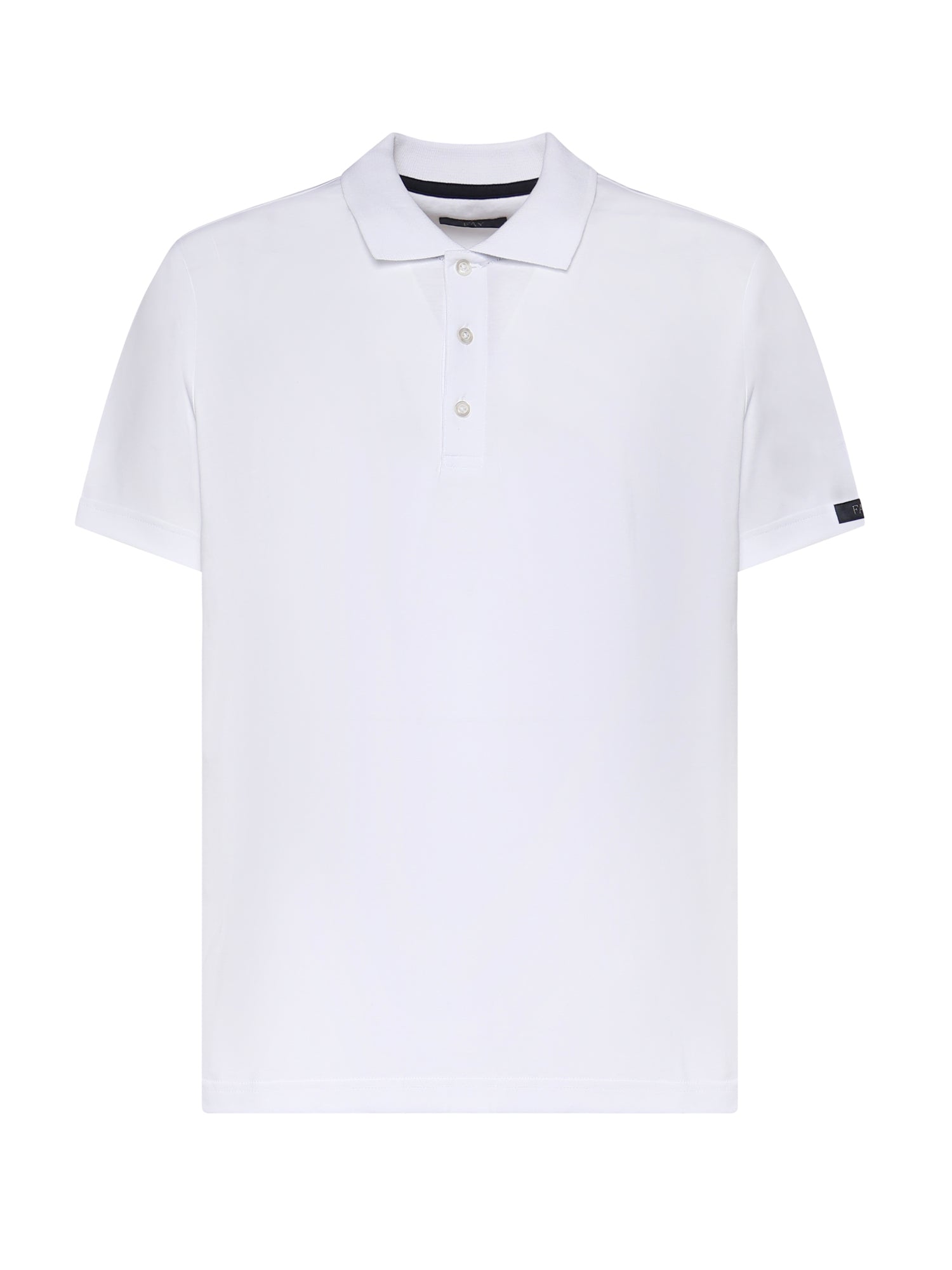 Polo in cotone con logo NPMB2521340UCX B001 FAY 