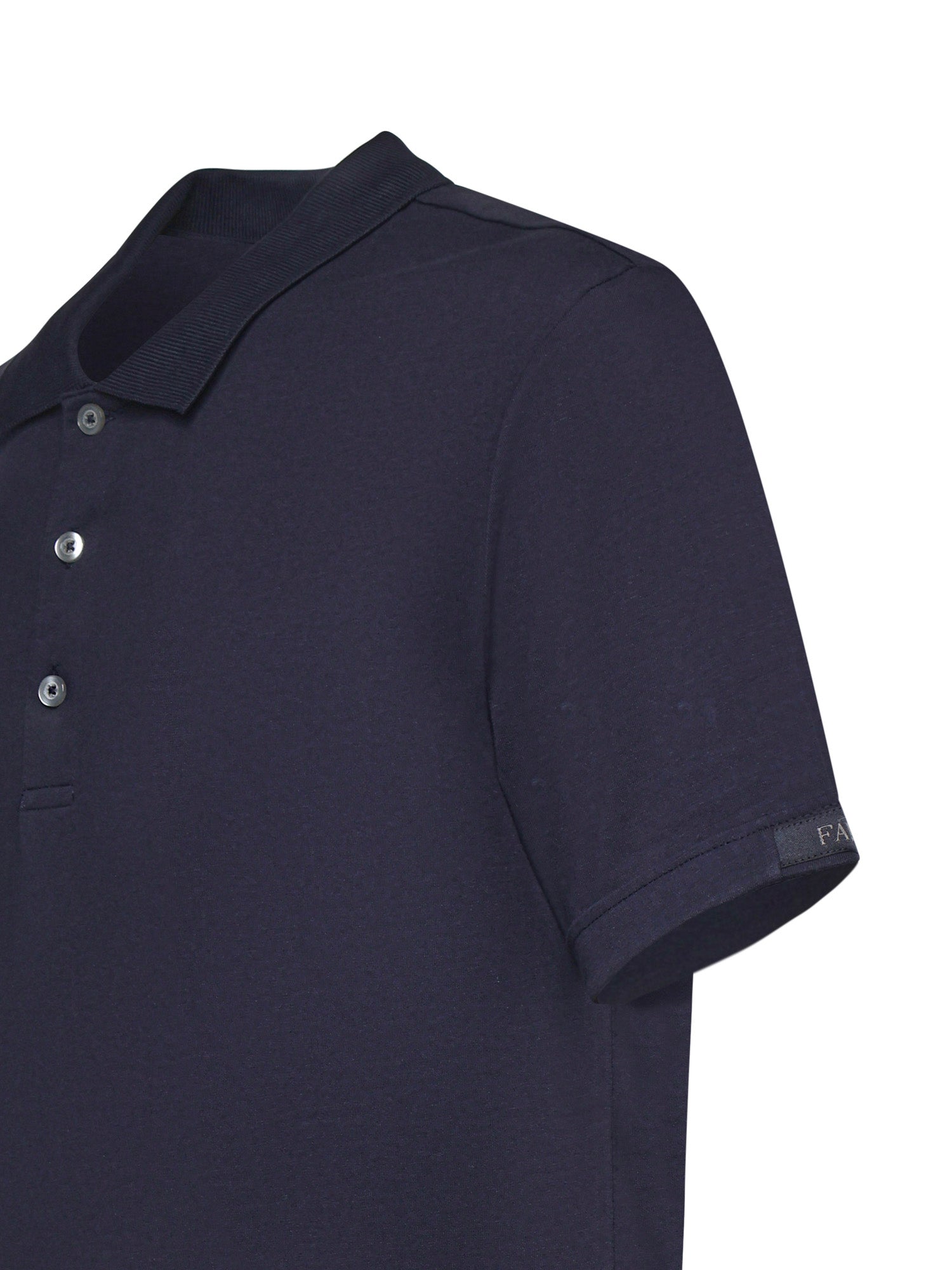Polo in cotone con logo NPMB2521340UCX U806 FAY 