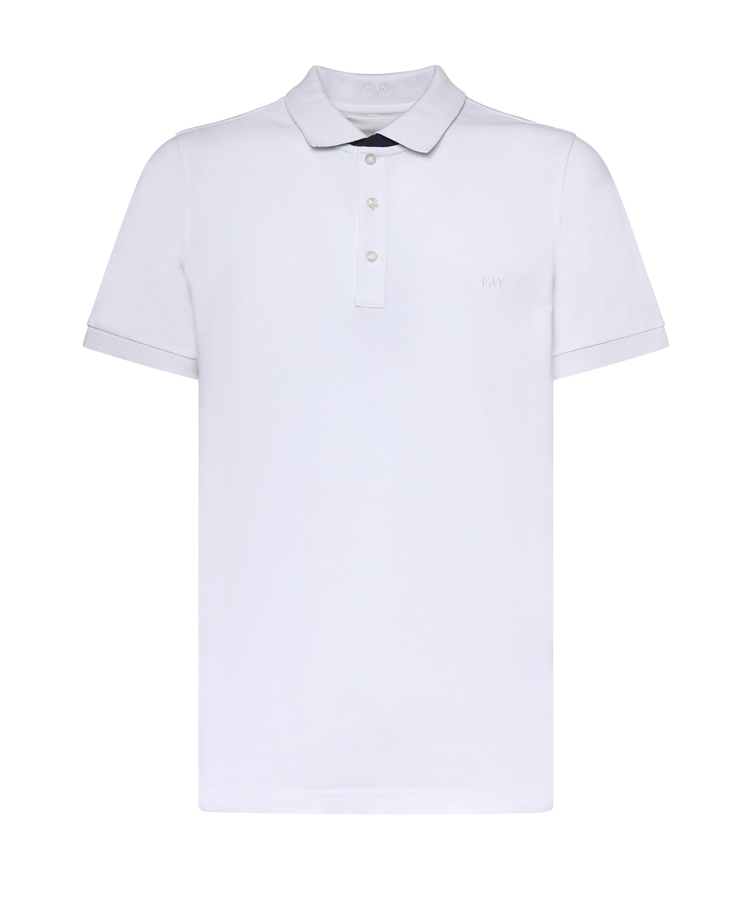 Polo in piquet stretch NPMB252135STDW B001 FAY 