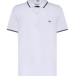 Polo in piquet stretch NPMB252140STDW B001 FAY 