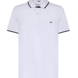 Polo in piquet stretch NPMB252140STDW B001 FAY 