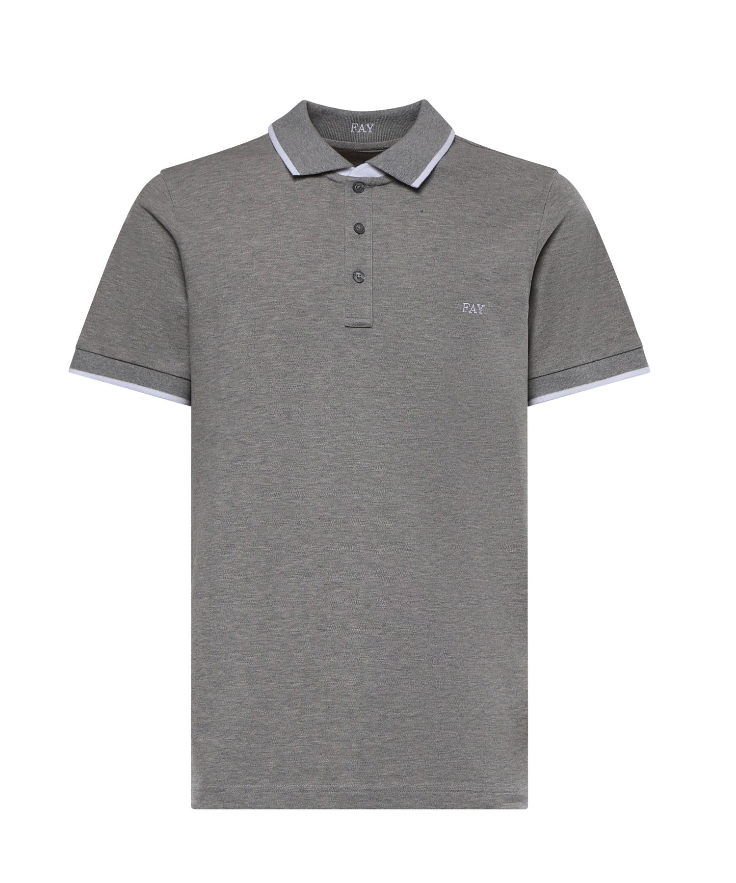 Polo in piquet stretch NPMB252140STDW B201 FAY 