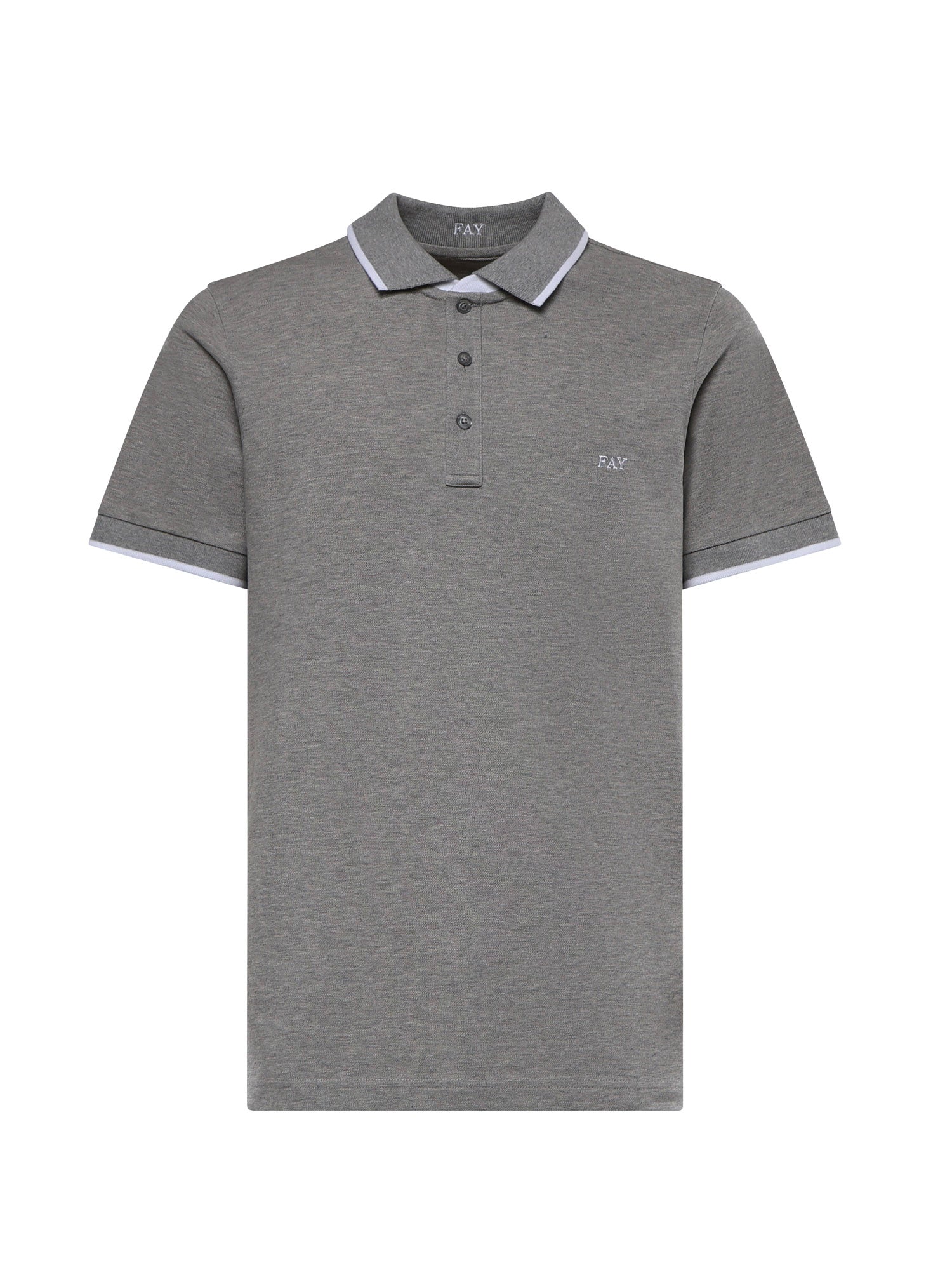 Polo in piquet stretch NPMB252140STDW B201 FAY 