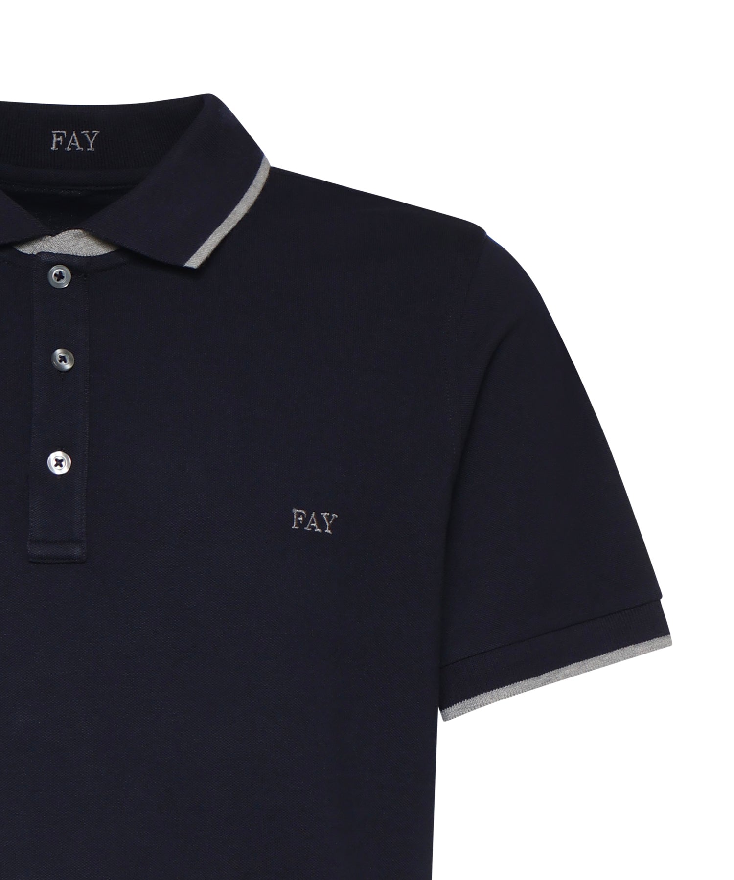 Polo in piquet stretch NPMB252140STDW U806 FAY 