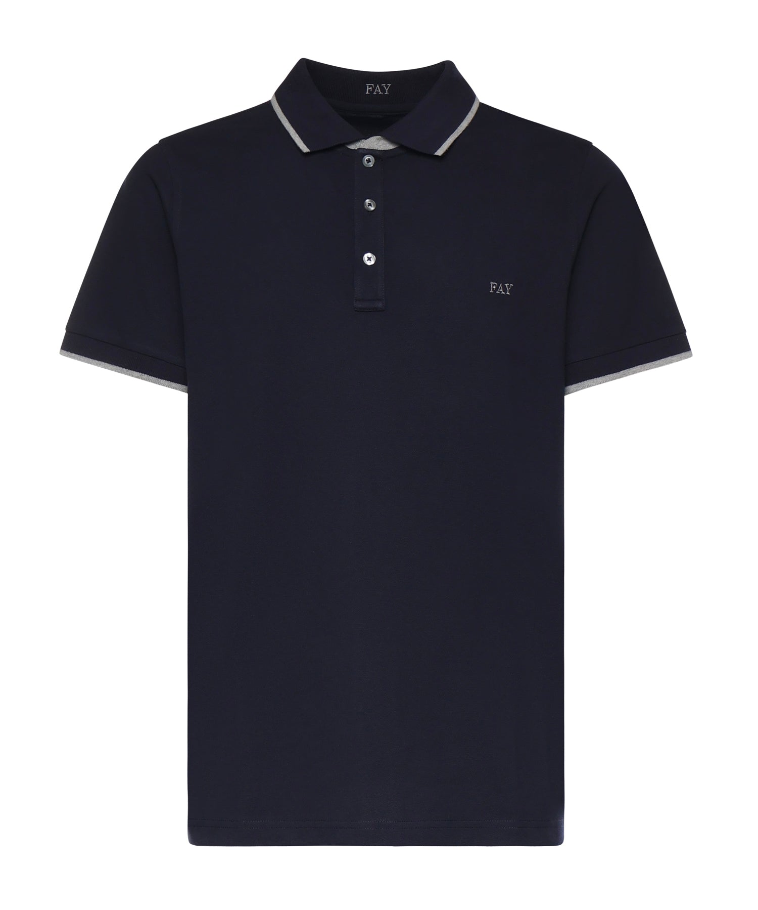 Polo in piquet stretch NPMB252140STDW U806 FAY 
