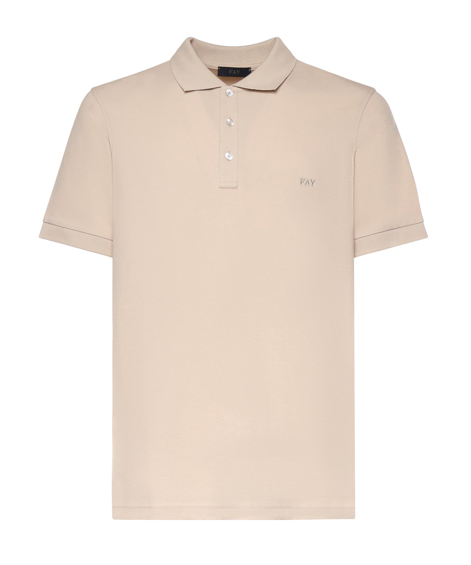 Polo in piquet stretch NPMB252144STDW C002 FAY 