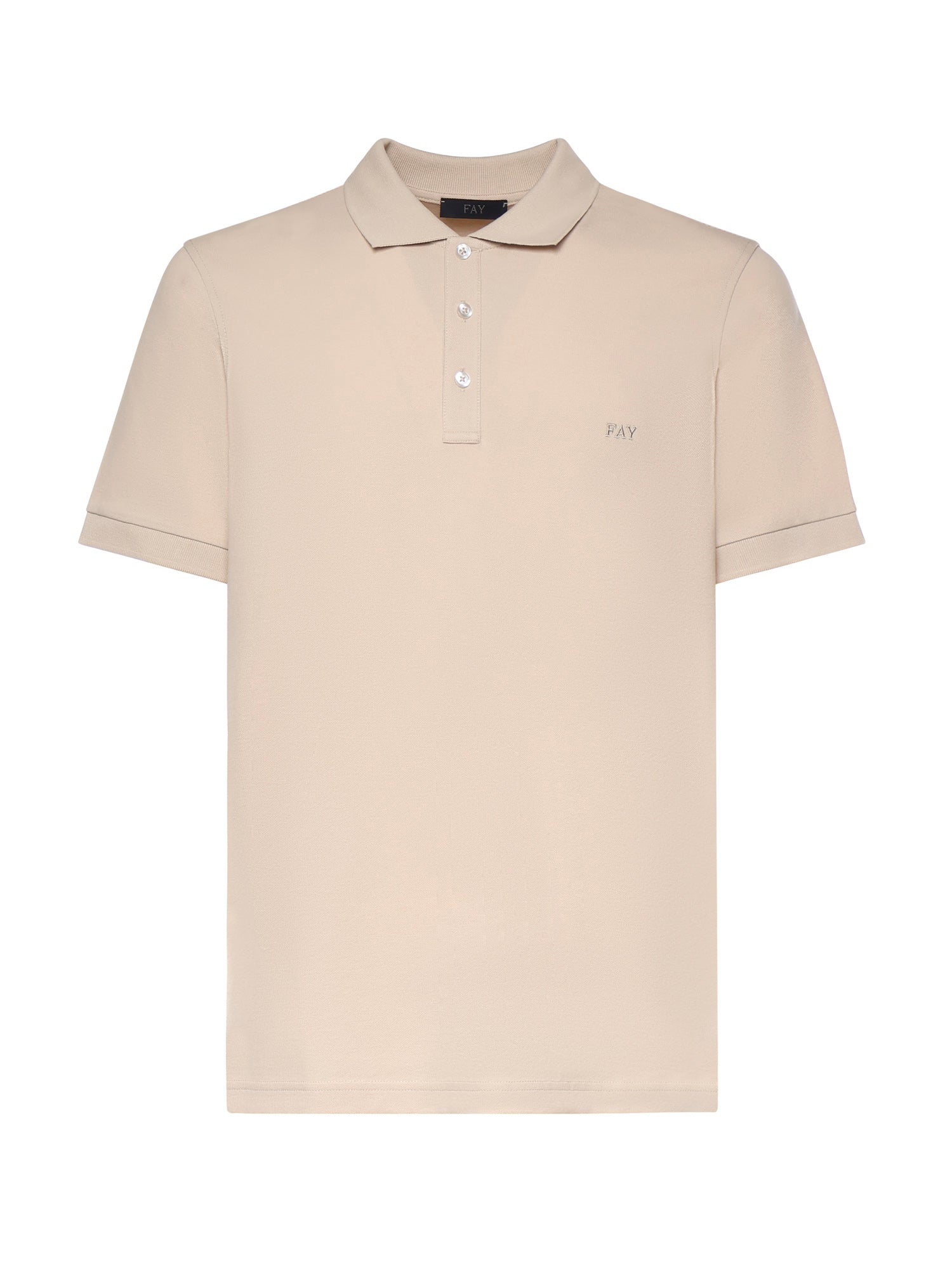 Polo in piquet stretch NPMB252144STDW C002 FAY 
