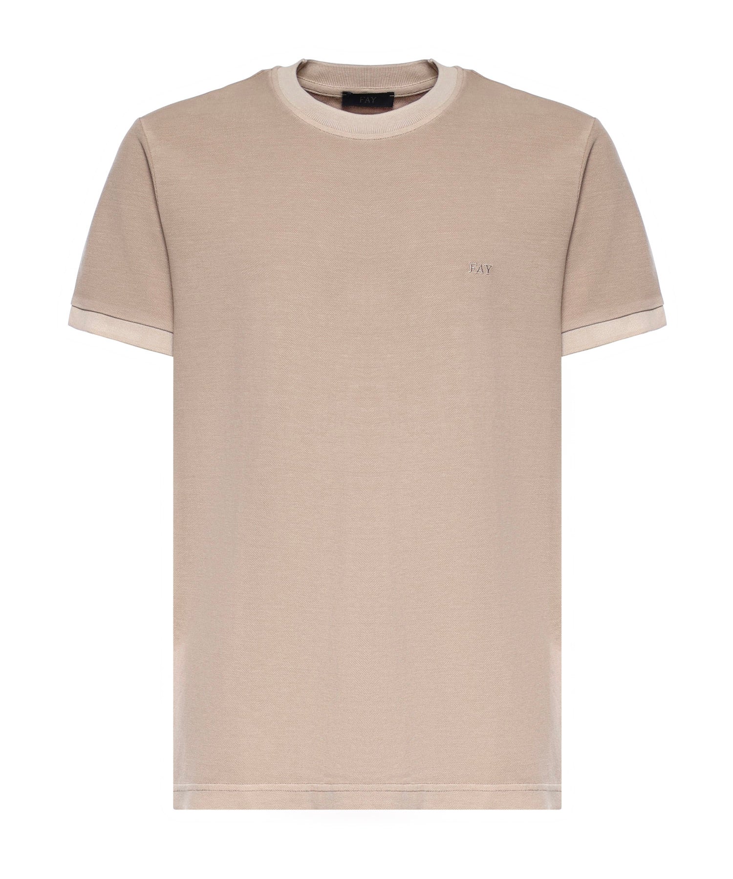 T-shirt in piquet di cotone NPMB352136TZEF C803 FAY 