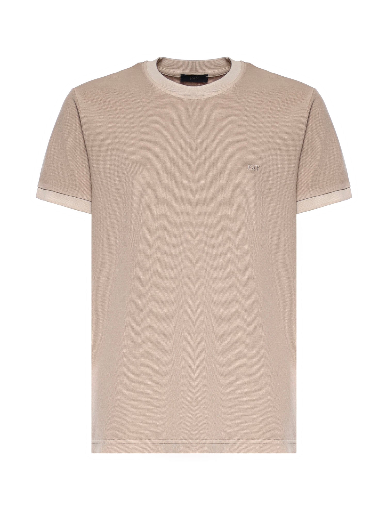 T-shirt in piquet di cotone NPMB352136TZEF C803 FAY 