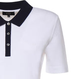Polo in piquet stretch NPWB252650STDW B001 FAY 