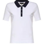 Polo in piquet stretch NPWB252650STDW B001 FAY 