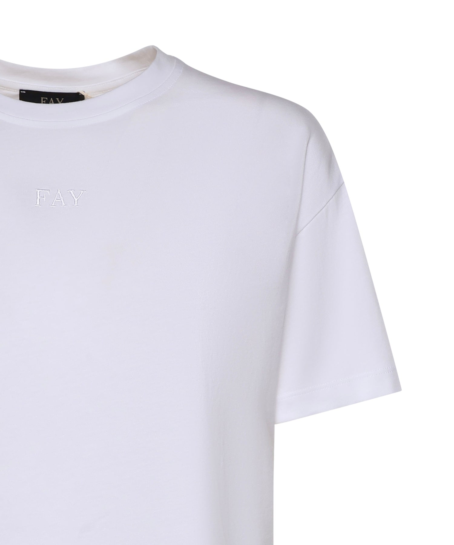 T-shirt in cotone NPWB2526610ZEM B001 FAY 